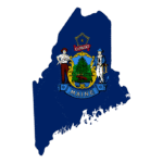 maine flag state of america png
